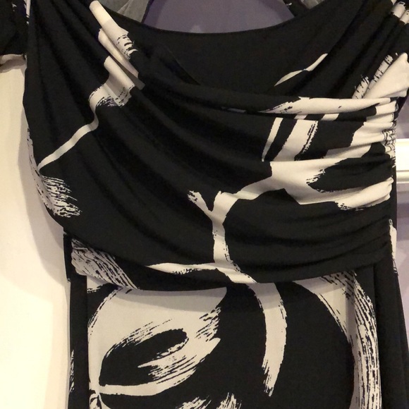 BCBG mini black and white dress - Picture 3 of 4